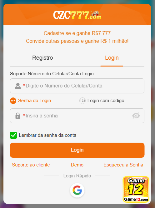 Segurança game12.com
